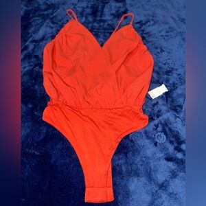 Caribbean Queen NWT Orange Bodysuit